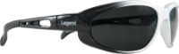 ON SITE SAFETY GLASSES LEGEND SILVER/BLACK WITH SMOKE LENS 